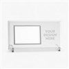 Pmall thumb Personalized Logo Silver Beveled Picture Frame   - 46783