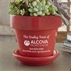 Pmall thumb Corporate Personalized Flower Pot- Red - 46890