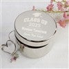 Product Thumbnail Silver Round Keepsake Box