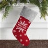 Pmall thumb Personalized Logo Grey Fur Cuff Christmas Stocking - 46982