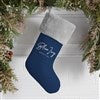 Pmall thumb Personalized Logo Grey Fur Cuff Christmas Stocking - 46982