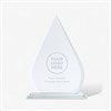 Pmall thumb Personalized Logo Glass Tear Drop Award - Small  - 47049