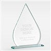Pmall thumb Personalized Logo Glass Tear Drop Award - Large  - 47051