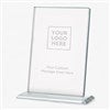 Pmall thumb Personalized Logo Slanted Glass Recognition Award-Large  - 47055