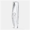 Pmall thumb Corporate Logo Faceted Crystal Pillar Award  - 47166