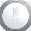 Pmall thumb Engraved Logo Round Smoke-Grey Glass Award  - 47167