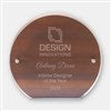 Pmall thumb Corporate Logo Round Wood & Glass Recognition Award  - 47177
