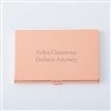 Product Thumbnail Engraved Rose Gold Card Case  