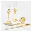 Product Thumbnail Gold Intertwined Heart Gift Set   