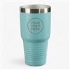 Pmall thumb Personalized Logo 30 oz. Vacuum Insulated Stainless Steel Tumbler - Teal  - 47414