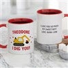 11oz Red Handle Mug