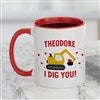 11oz Red Handle Mug