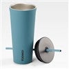 Pmall thumb Personal Logo Corkcicle 24oz Cold Cup with Straw- Teal  - 47441