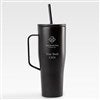 Pmall thumb Personal Logo Corkcicle 30oz Cold Cup with Handle- Black  - 47442