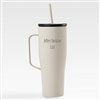 Pmall thumb Personal Logo Corkcicle 30oz Cold Cup with Handle- Black  - 47442