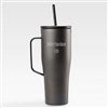 Pmall thumb Personal Logo Corkcicle 30oz Cold Cup with Handle- Black  - 47442
