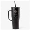 Pmall thumb Personal Logo Corkcicle 30oz Cold Cup with Handle- Black  - 47442