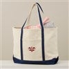 Navy Canvas Tote Bag