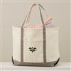 Grey Canvas Tote Bag