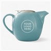 Pmall thumb Personalized Logo 30 oz. Turquoise Teapot  - 47545