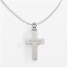 Product Thumbnail Engraved Stainless Cross Urn Necklace