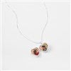 Product Thumbnail Pave Scroll Heart Locket Open