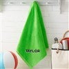 Green Beach Towel