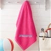 Pink Beach Towel