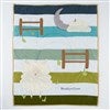 Embroidered Sleepy Sheep Quilt