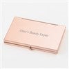 Product Thumbnail Rose Gold Striped Card Case Back