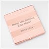 Product Thumbnail Rose Gold Frosted Stripe Compact  