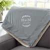 Grey Sherpa Throw