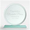 Pmall thumb Engraved Logo Round Jade Glass Award- Large  - 48111