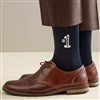 Navy Sock Model View