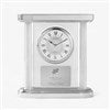 Pmall thumb Engraved Logo Silver and Glass Column Clock - 48233