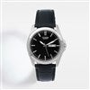 Pmall thumb Engraved Logo Citizen Milestone Quartz Black Leather & Silver Watch - 48254