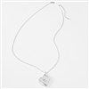 Product Thumbnail Engraved Swirl Heart Swing Necklace