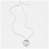 Product Thumbnail Engraved Channel Heart Swing Necklace