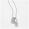 Product Thumbnail Stainless Steel Double Dog Tag      