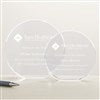 Pmall thumb Personalized Logo Round Crystal Award Last - 48572