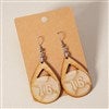 Product Thumbnail Natural Wood Earring Display Card