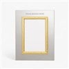 Pmall thumb Personalized Logo Silver & Gold Hammered Frame - 48705