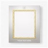 Pmall thumb Personalized Logo Silver & Gold Hammered Frame - 48708