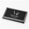 Pmall thumb Engraved Logo Gunmetal & Black Matte Business Card Case - 48712