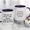 Product Thumbnail 11 oz. blue handled mug