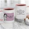 11 oz. Pink mug