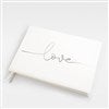 Product Thumbnail Ivory & Silver Love Guest Book