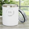Pmall thumb Personalized Logo 10 oz. White Vacuum Insulated Stainless Steel Tumbler - 49118