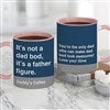 Product Thumbnail 11 oz. pink handled mug