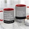 Product Thumbnail 11 oz. Red Mug
